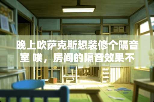 晚上吹萨克斯想装修个隔音室 唉，房间的隔音效果不佳，和父母住在一起，求助啊啊啊、、啊、啊、啊、啊