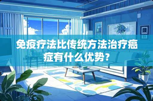 免疫疗法比传统方法治疗癌症有什么优势？