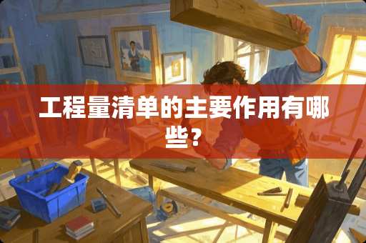 工程量清单的主要作用有哪些？