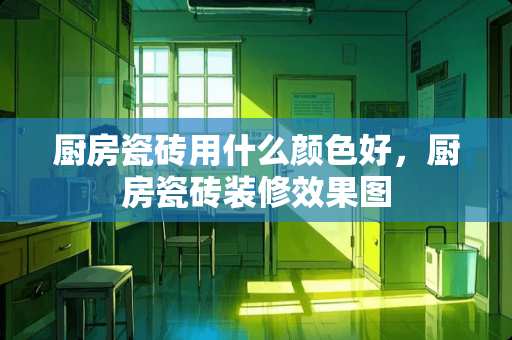 厨房瓷砖用什么颜色好，厨房瓷砖装修效果图