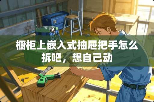 橱柜上嵌入式抽屉把手怎么拆吧，想自己动