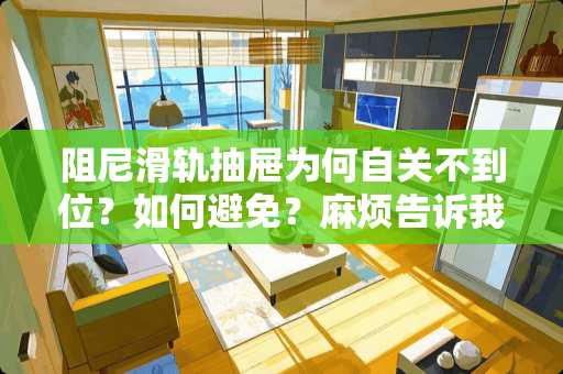 阻尼滑轨抽屉为何自关不到位？如何避免？麻烦告诉我