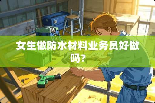 女生做防水材料业务员好做吗？