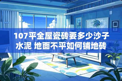 107平全屋瓷砖要多少沙子水泥 地面不平如何铺地砖