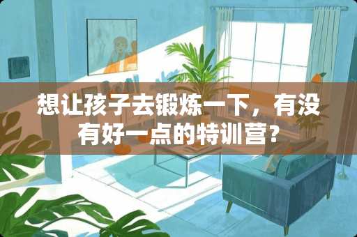 想让孩子去锻炼一下，有没有好一点的特训营？