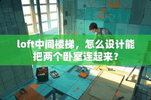 loft中间楼梯，怎么设计能把两个卧室连起来？