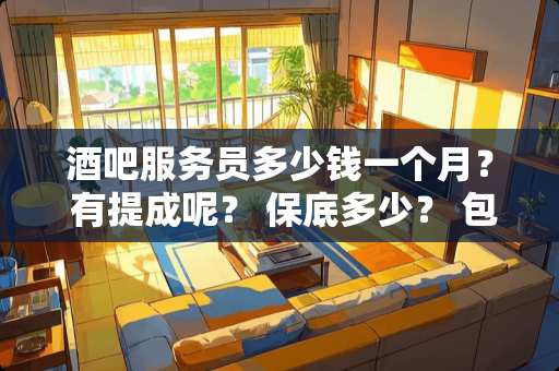 酒吧服务员多少钱一个月？ 有提成呢？ 保底多少？ 包食宿嘛？ 有小费呢？