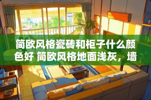 简欧风格瓷砖和柜子什么颜色好 简欧风格地面浅灰，墙面暖色怎样配窗帘