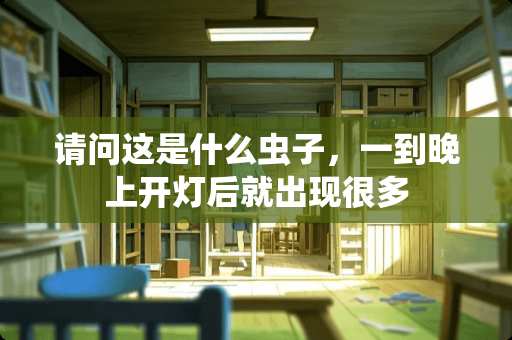 请问这是什么虫子，一到晚上开灯后就出现很多