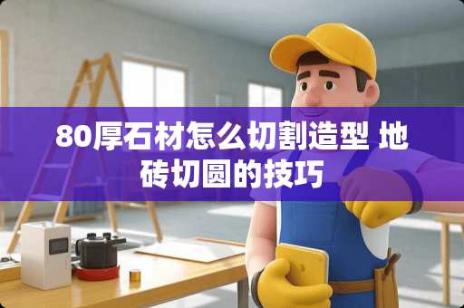 80厚石材怎么切割造型 地砖切圆的技巧
