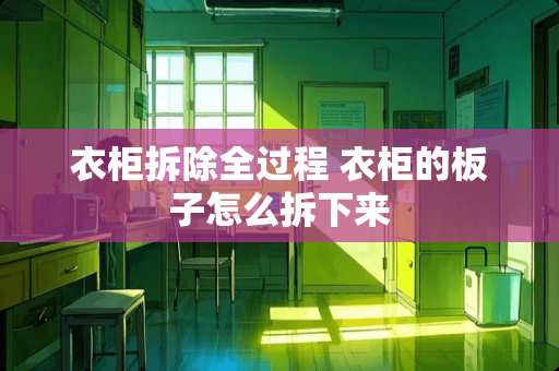 衣柜拆除全过程 衣柜的板子怎么拆下来