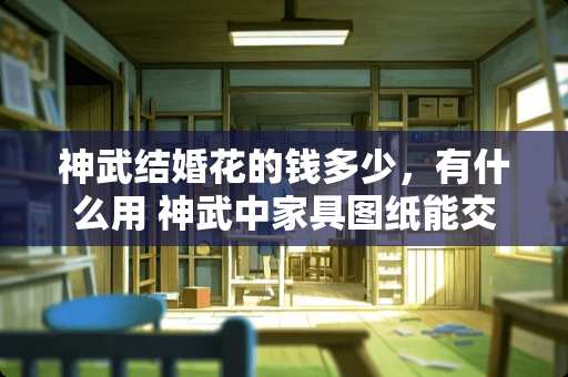 神武结婚花的钱多少，有什么用 神武中家具图纸能交易吗,看清楚是神武