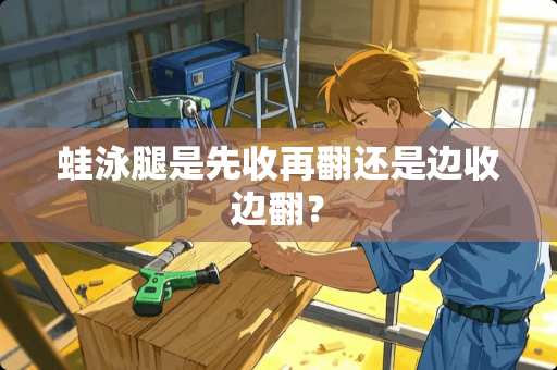 蛙泳腿是先收再翻还是边收边翻？