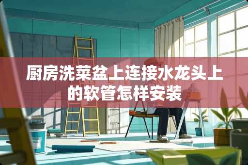 厨房洗菜盆上连接水龙头上的软管怎样安装