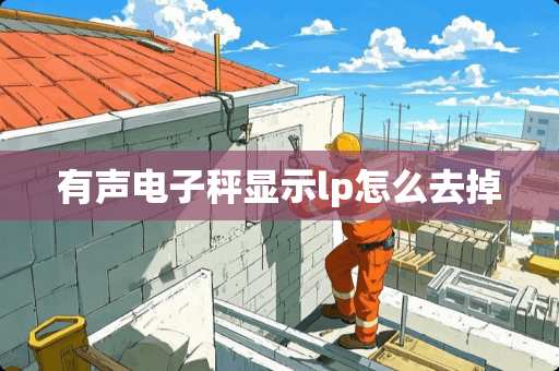 有声电子秤显示lp怎么去掉