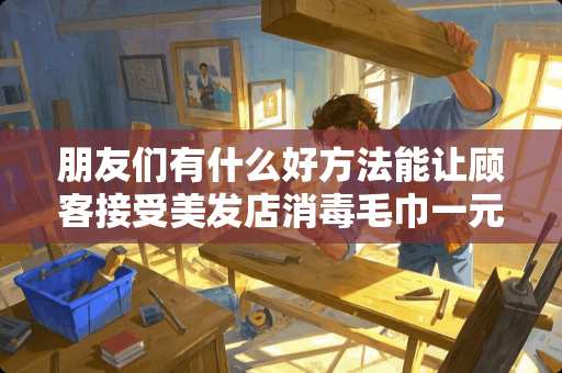 朋友们有什么好方法能让顾客接受美发店消毒毛巾一元收费，谢谢大家给个意见