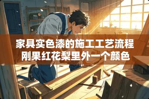 家具实色漆的施工工艺流程 刚果红花梨里外一个颜色嘛