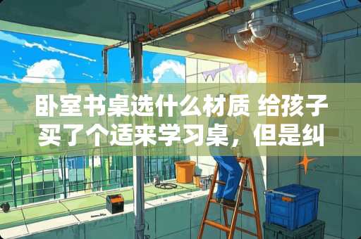 卧室书桌选什么材质 给孩子买了个适来学习桌，但是纠结是放在客厅还是放在孩子卧室好，大家给个意见