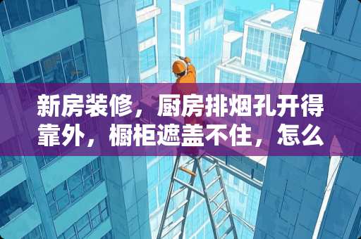 新房装修，厨房排烟孔开得靠外，橱柜遮盖不住，怎么办