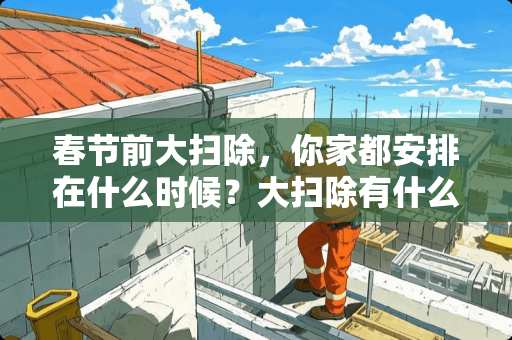 春节前大扫除，你家都安排在什么时候？大扫除有什么讲究吗 农历腊月三十习俗的由来