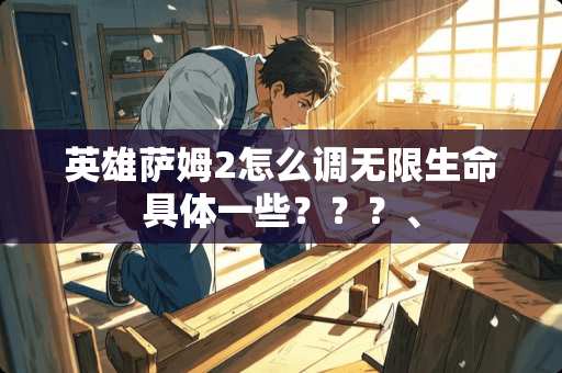 英雄萨姆2怎么调无限生命具体一些？？？、