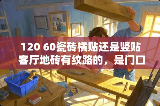 120 60瓷砖横贴还是竖贴 客厅地砖有纹路的，是门口进去竖着贴，还是横着贴比较好