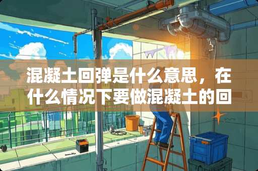 混凝土回弹是什么意思，在什么情况下要做混凝土的回弹？