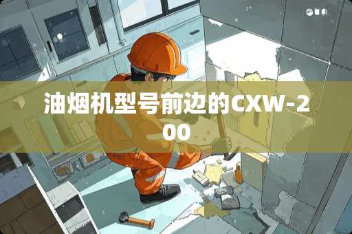油烟机型号前边的CXW-200
