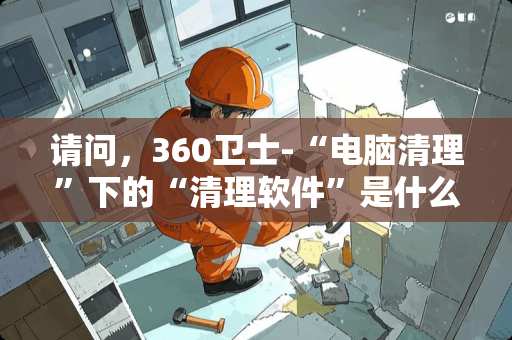 请问，360卫士-“电脑清理”下的“清理软件”是什么意思？