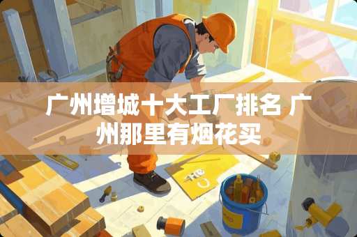 广州增城十大工厂排名 广州那里有烟花买