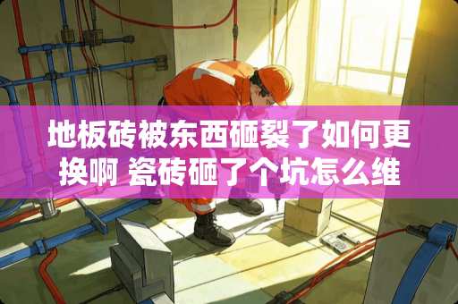 地板砖被东西砸裂了如何更换啊 瓷砖砸了个坑怎么维修