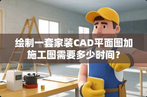 绘制一套家装CAD平面图加施工图需要多少时间？