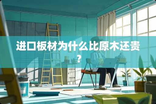 进口板材为什么比原木还贵？