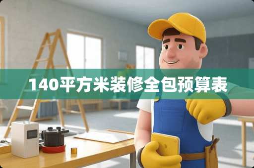 140平方米装修全包预算表