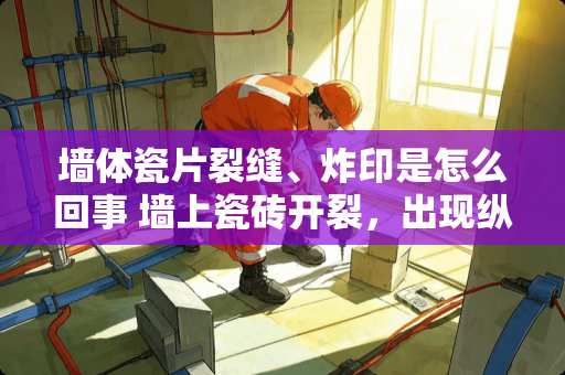 墙体瓷片裂缝、炸印是怎么回事 墙上瓷砖开裂，出现纵向裂纹什么原因