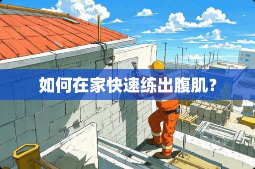 如何在家快速练出腹肌？