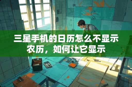 三星手机的日历怎么不显示农历，如何让它显示