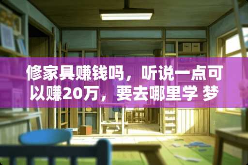 修家具赚钱吗，听说一点可以赚20万，要去哪里学 梦幻西游的烹饪，练药，家具哪个赚钱?最好技