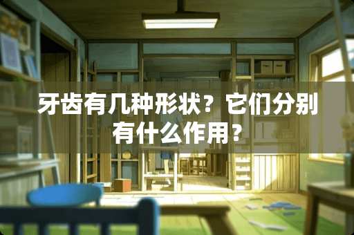 牙齿有几种形状？它们分别有什么作用？