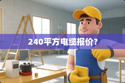 240平方电缆报价？
