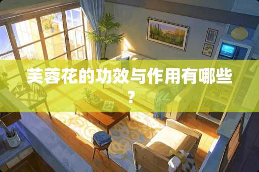 芙蓉花的功效与作用有哪些？