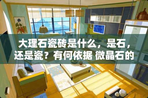 大理石瓷砖是什么，是石，还是瓷？有何依据 微晶石的地砖和高晶石的地砖有甚么区分
