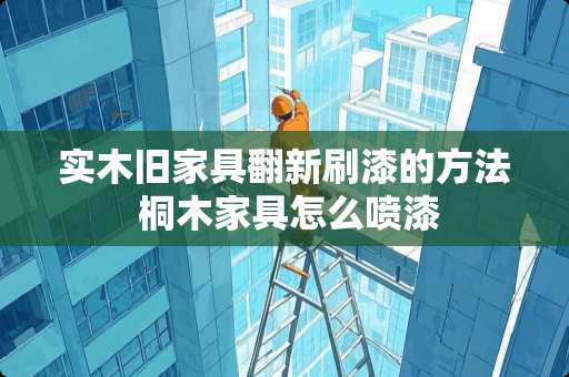 实木旧家具翻新刷漆的方法 桐木家具怎么喷漆