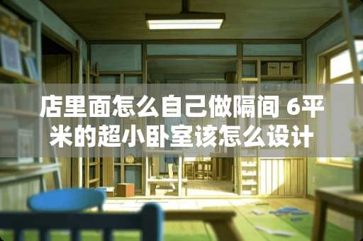 店里面怎么自己做隔间 6平米的超小卧室该怎么设计