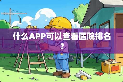 什么APP可以查看医院排名？