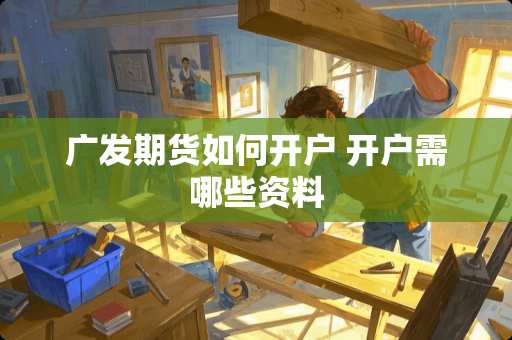 广发期货如何开户 开户需哪些资料