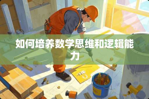 如何培养数学思维和逻辑能力