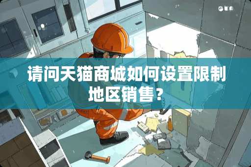 请问天猫商城如何设置限制地区销售？