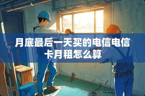 月底最后一天买的电信电信卡月租怎么算