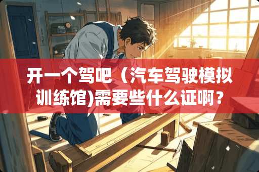 开一个驾吧（汽车驾驶模拟训练馆)需要些什么证啊？